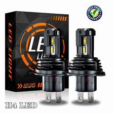 LED for Honda CRV 1997-2004 Headlight Kit H4 9003 6000K White Bulbs Hi/Low Beam