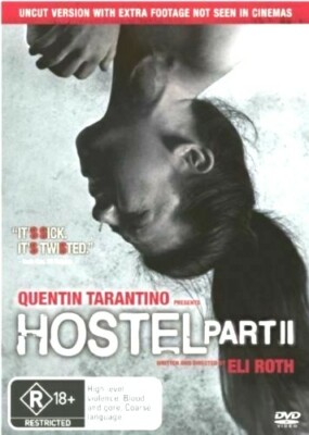QUENTIN TARANTINO'S HOSTEL PART II DVD LAUREN GERMAN UNCUT VERSION VERY GOOD