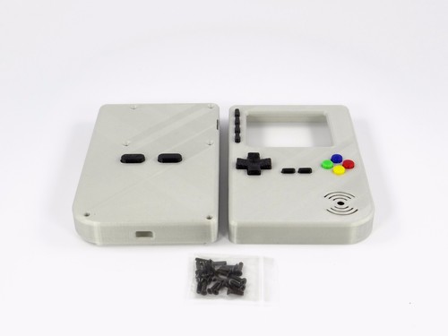 Funda Game Boy PiGRL 2 PLATEADA con botones y tornillos para Raspberry Pi 2/3 GameBoy - Imagen 8 de 8