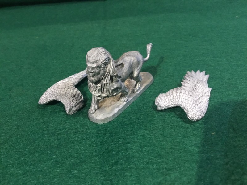 Ral Partha AD&D Lammasu 11-461, Vintage 1987 Unpainted
