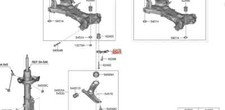 GENUINE BRAND NEW FRONT SUSPENSION CROSSMEMBER STAY RH KIA SELTOS 2021-2024