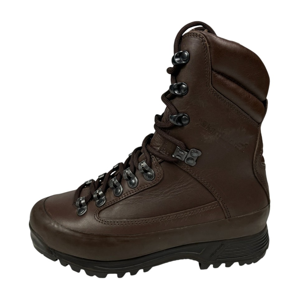 British Army Brown Leather Goretex Cold Wet Weather Combat Boots New