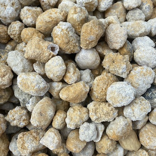 Lotto 3 pezzi 1,5'' - 2''Geode mai aperti crepa rompi il tuo geode quarzo ininterrotto - Foto 4 di 6
