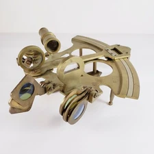 Sextant Brass Ship Boat Instrument Global Position Tool Stars Sailors Nautical