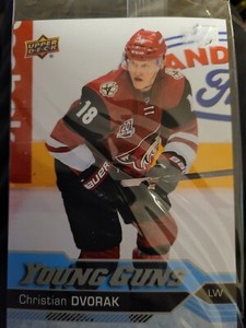 Christian Dvorak 16-17 Upper Deck 1 Young Guns Rookie Jumbo Oversized #235