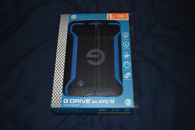 G-Technology 1TB G-DRIVE ev ATC with Thunderbolt Portable External Hard Drive