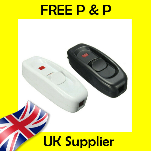 Inline EIN/AUS Tischlampe Schreibtisch Licht Kabel Kabel Schalter mit LED Max 220V 10A UK - Bild 2 von 7