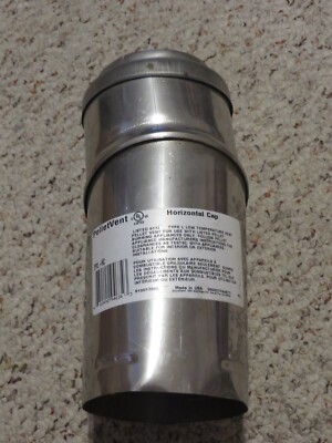 DuraVent PelletVent 3 in. x 3 in. Horizontal Round Chimney Cap