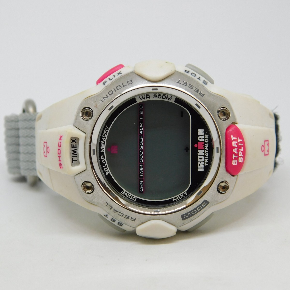 Timex Ironman Triathlon Indiglo 30 Lap Quartz Digital Unisex Watch New  Battery