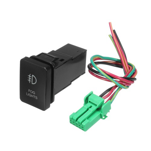 Blue LED Illuminated Rocker Push Switch On/Off For Toyota Landcruiser Yaris RAV4 - Picture 54 of 64