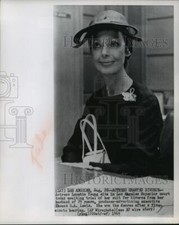 1969 Press Photo Loretta Young in superior court filing for divorce, Los Angeles