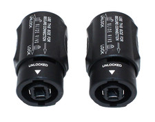  2 Two Genuine NEUTRIK NL4MMX Female 2  4 Pin Coupler Female Adapter Lockable