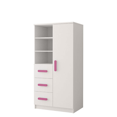 Regal Schubladen Möbel Bücherregal Türen  Kinderzimmer Jugendzimmer Jonas 05