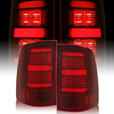Full Led Tube Tail Lights Brake Lamps Red For Dodge Ram 1500 2500 3500 2009-201 Full Led Tube Tail Lights Brake Lamps Red For Dodge Ram 1500 2500 3500 2009-201