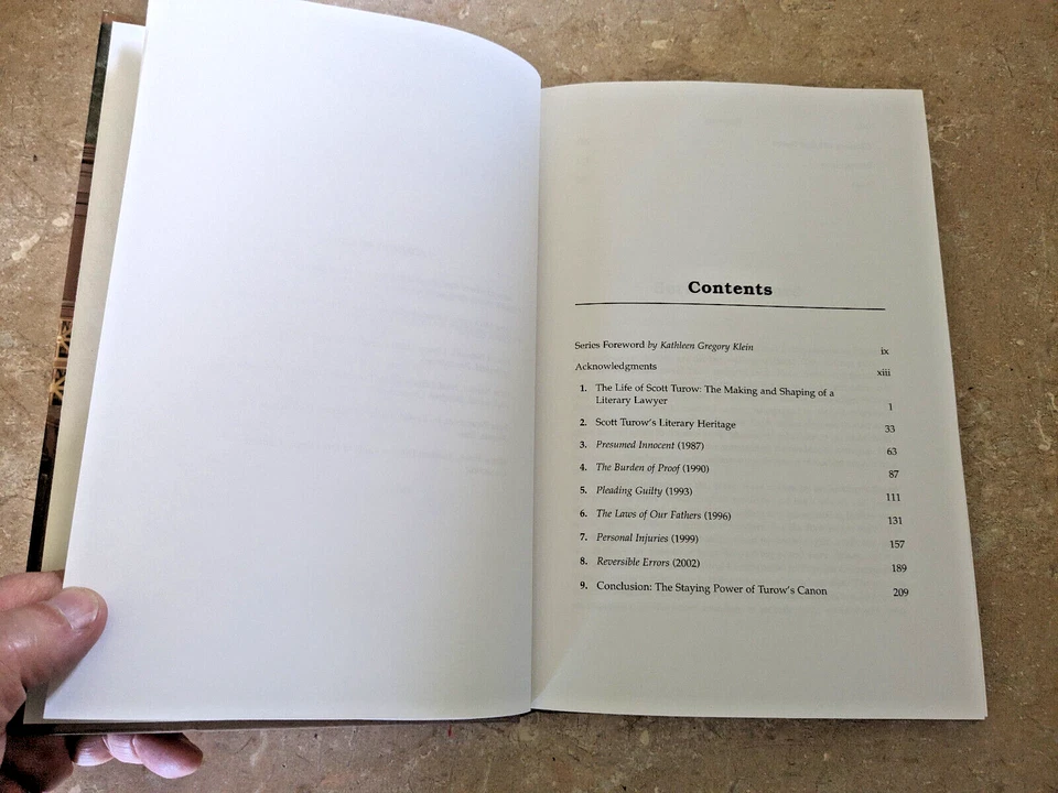 Scott Turow: A Critical Companion by Andrew F. Macdonald  (HB) FAST SHIPPING - Image 2 of 2