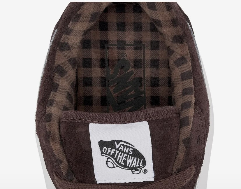 ☆VANS☆ Newschool Pig Suede Plaid Brown VN000CS0DFN1 VANS KNU SKOOL PIG SUEDE PLAID VN000CS0DFN men's sneakers