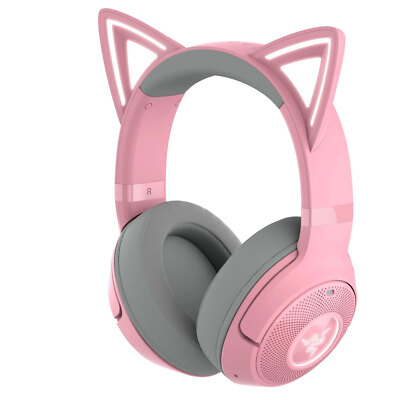 Razer Kraken Kitty V2 BT Quartz/RosaGaming-Headset Kopfhörer Bluetooth 40h Akku 