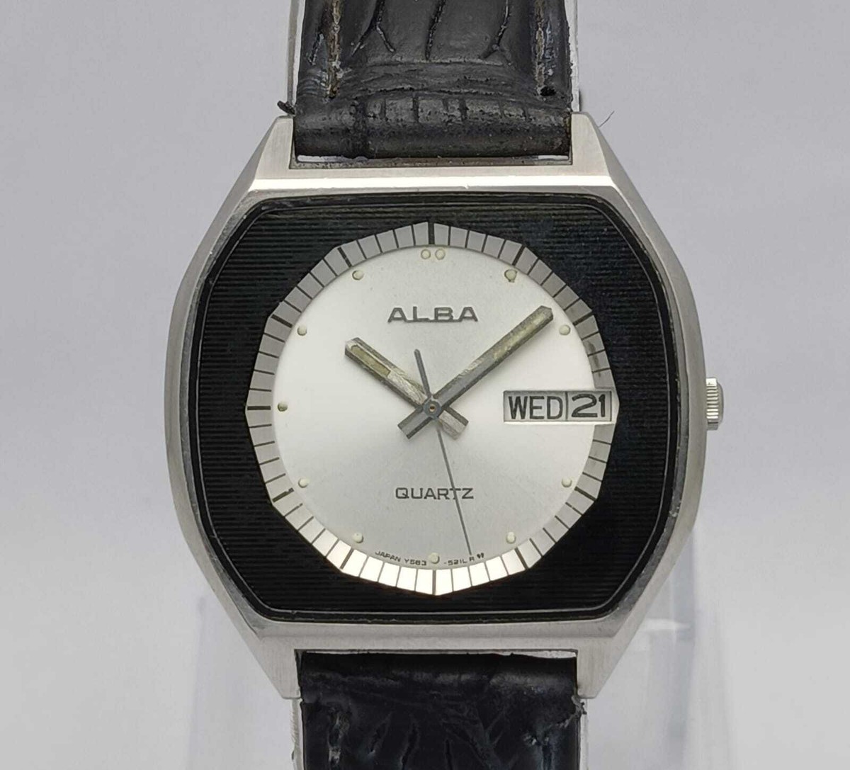 Seiko Alba Y563-517A Quartz Day/Date Vintage Men's Watch | eBay