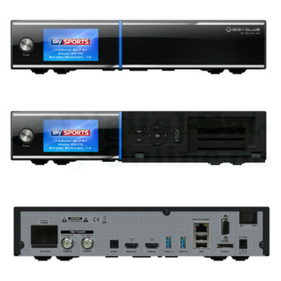  GigaBlue UHD Quad 4K 2xDVB-S2 FBC Twin Tuner CI LAN PVR E2 Linux 2160P 