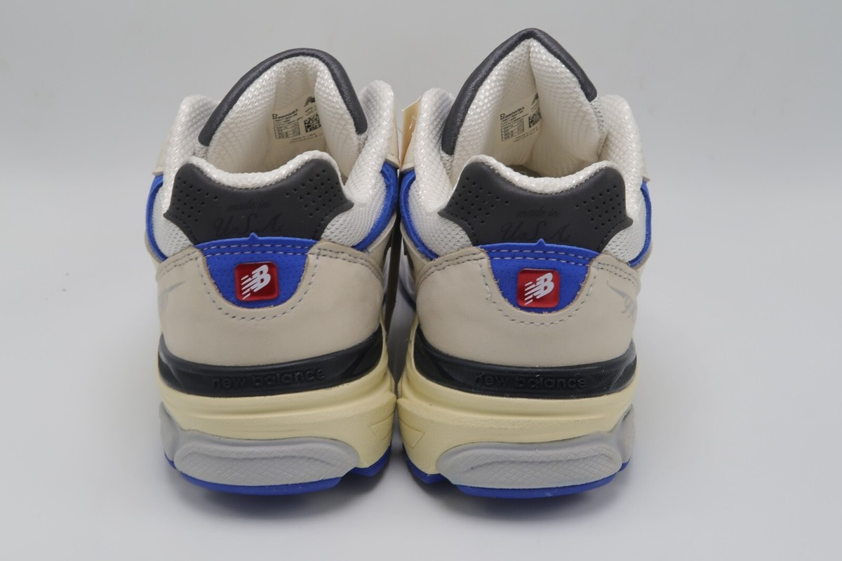 New Balance 990v3 MiUSA White Blue M990WB3 new size 7.5 | eBay