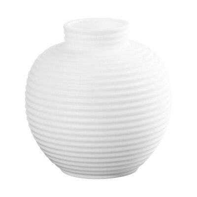 ASA Selection PICCOLINI Vase Blumenvase Tischvase Porzellan Weiß Ø6,5 x H6,5 cm