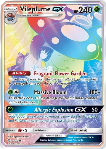 Vileplume GX 250/236 Sm-Cosmic Eclipse