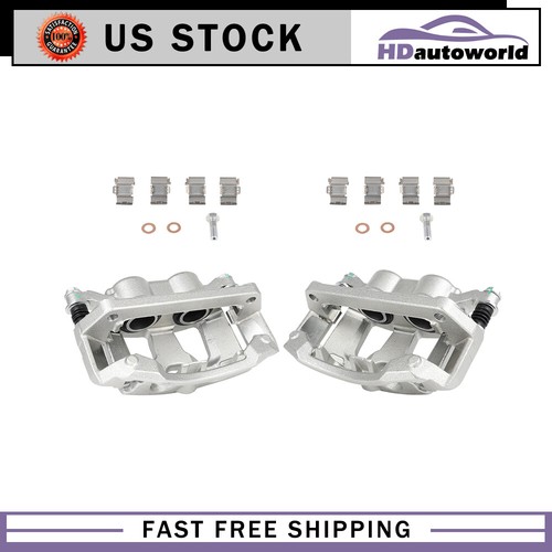 2x For 2013-2019 Ford F-250 F-350 Super Duty Rear Brake Calipers With Bracket - Picture 4 of 8