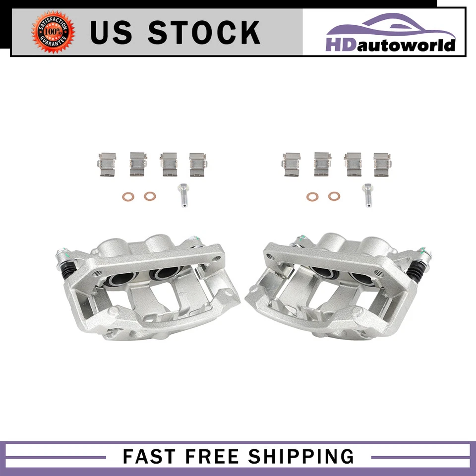 2x Pinzas de freno traseras con soporte para Ford F-250 F-350 Super Duty 2013-2019 Foto 4 de 4