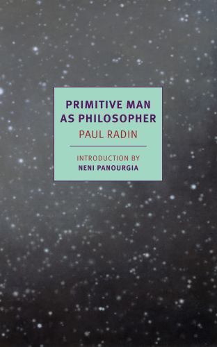 Primitive Man as Philosopher [NYRB Classics]