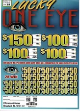 Pull Ticket - Tab - Jar - Lucky One Eye - 1,720 ct