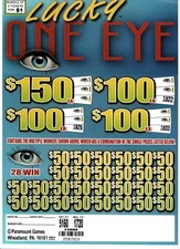 Pull Ticket - Tab - Jar - Lucky One Eye
