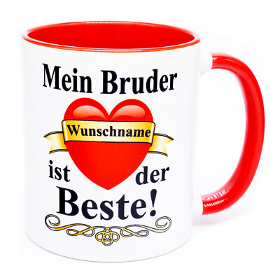 Mein Bruder Tasse Geschenk Lieblings Geburtstag Ostern Weihnachten Geschwister