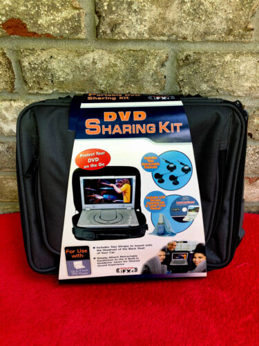 Sakar Intl. “DVD Sharing Kit Case” Great For Kids Traveling! Bonus Items! (New!) - Picture 1 of 12