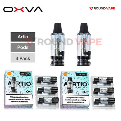 Oxva Artio Replacement Pods | 2ml | 0.8 Ohm |1.2 Ohm | For Oxva Artio pod  kit | eBay UK