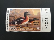 ICOLLECTZONE  US Minnesota 1989 MN13 Duck Stamp VF NH