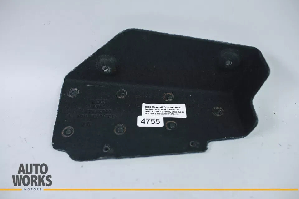 03-19 Maserati Quattroporte M139 Front Left Driver Foot Rest Cover 67644900 OEM