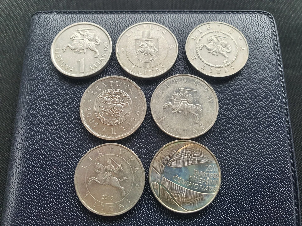 Lithuania 1 Litas lot set 1997, 1999, 2004, 2005, 2009, 2010, 2011 - Image 4 of 4