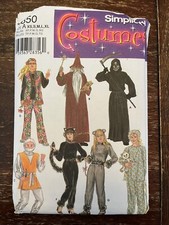Simplicity 4850 UNCUT Sewing Pattern, Misses', Men's  Teens' Costumes', XS-XL