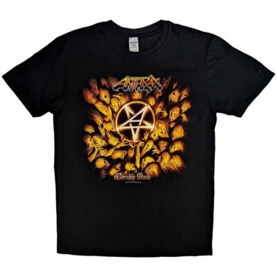 Anthrax 'Worship Music' Black T shirt - NEW