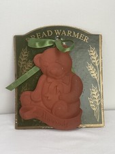 Harrods Bear Shaped Bread Warmer Terra Cotta Stone Kitchen Table Decor