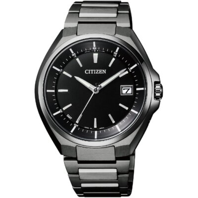 Citizen ATTESA CB3015-53E Eco-Drive Solar Analog Titanium Men Watch Black