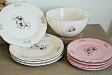 RARE Vintage Disneyland Paris Tableware Collection Minnie Myrtille 1990's