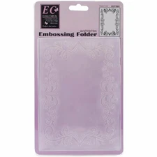 Ecstasy Crafts Embossing Folder 5"x7" CHOOSE ONE From Various Designs Retired!