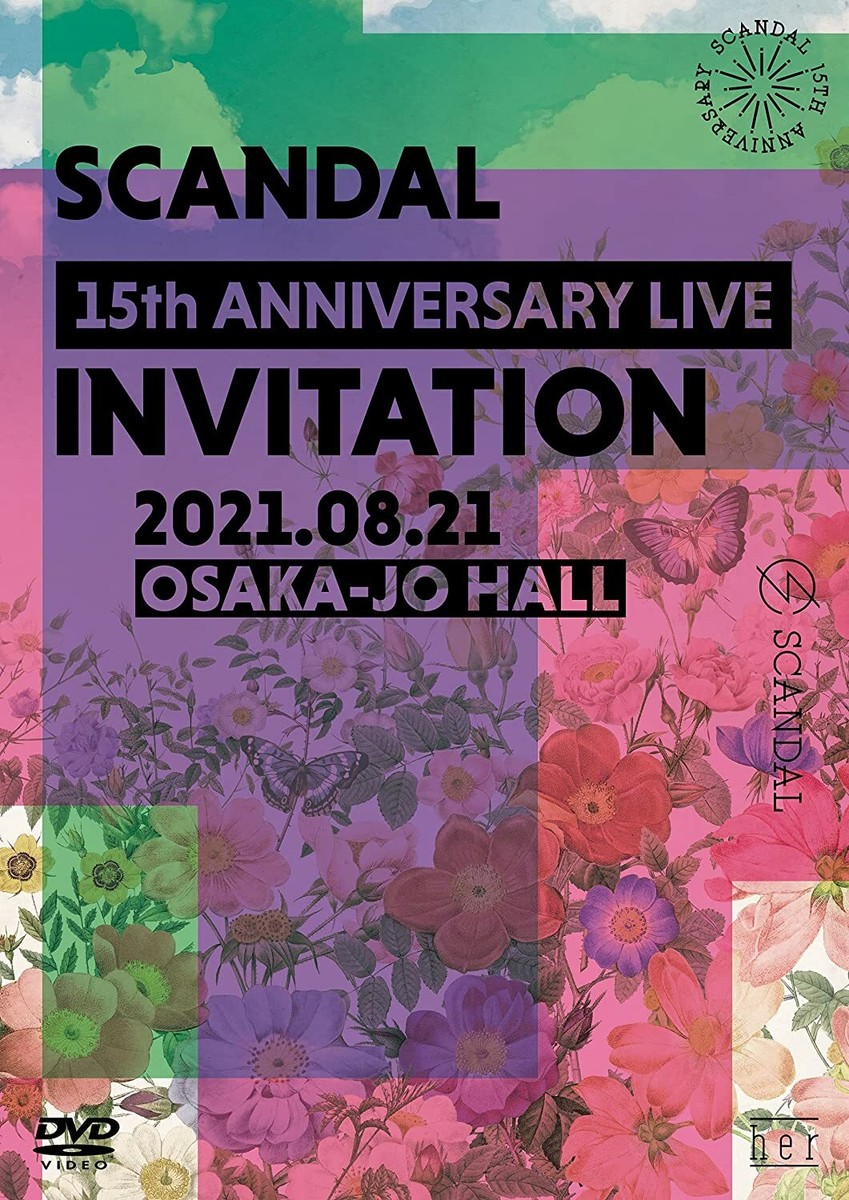 SCANDAL 15th ANNIVERSARY LIVE INVITATION at OSAKA-JO HALL