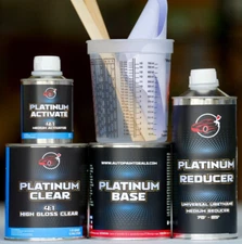 Harley Davidson QUART UNREDUCED Paint, Reducer + Clearcoat KIT PICK YOUR COLOR!