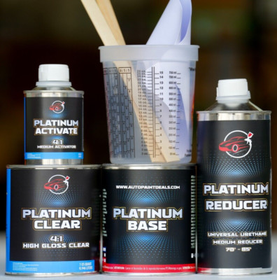 Harley Davidson QUART UNREDUCED Paint, Reducer + Clearcoat KIT PICK YOUR COLOR!