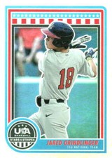 2025 Panini Stars and Stripes Holofoil #2 Jared Grindlinger USA Baseball
