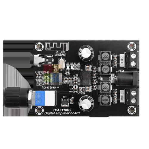 DC12-24V TPA3110D2 Bluetooth Digital Audio Power Amplifier Board 2channel 30W*2 - 第 13/15 張圖片
