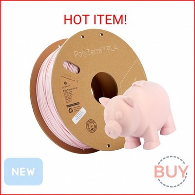 Polymaker Matte PLA Filament Matte Candy 1.75mm 1kg 3D Printing Filament, PolyTe