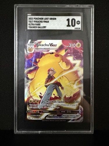 Pikachu VMAX graded SGC 10 for sale on eBay